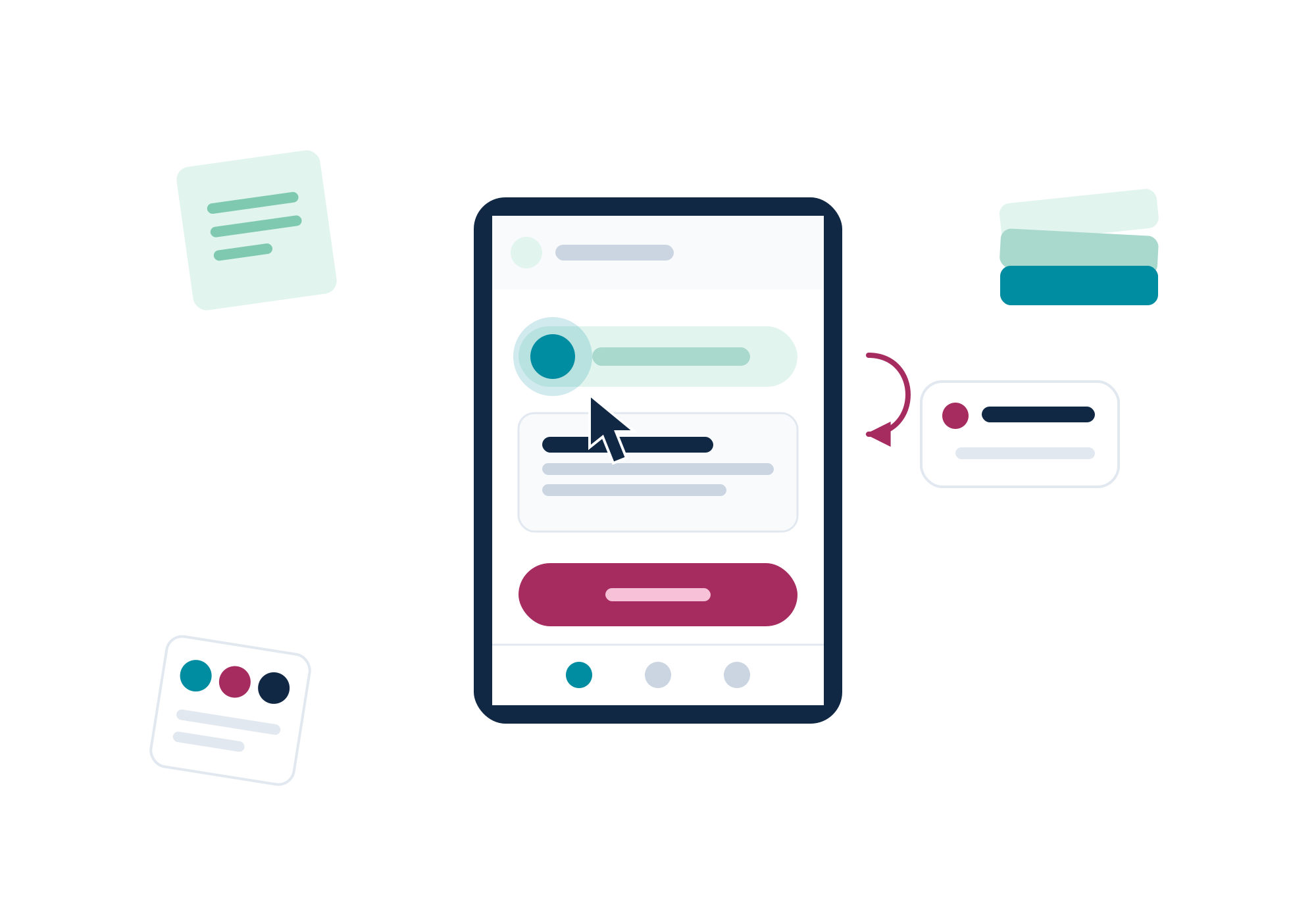 Interaction design illustration